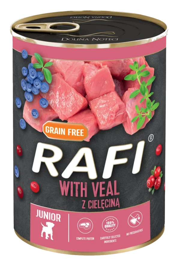Rafi Junior pastēte Teļa gaļa 0.4