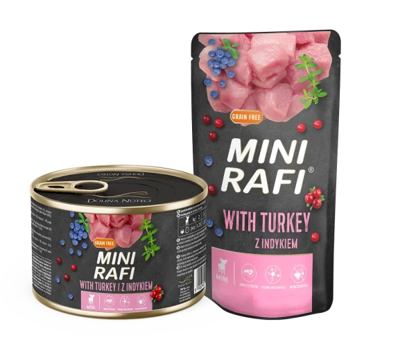 Rafi k/suņ.Mini tītara gaļa 0,150