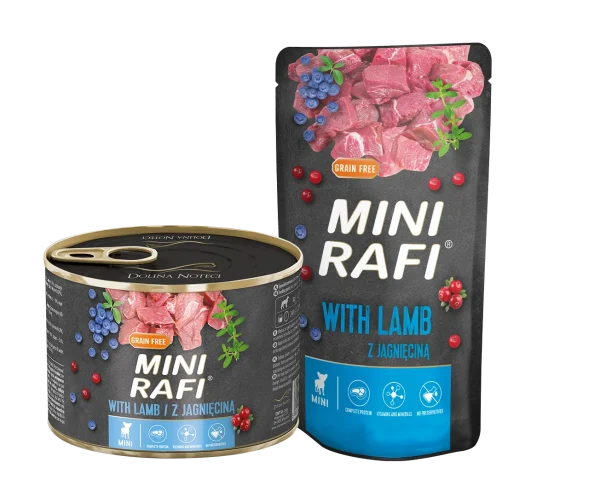 Rafi k/suņ.Mini jēra gaļa 0,185