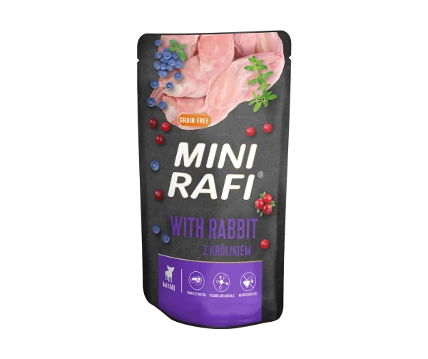 Rafi k/suņ.Mini truša gaļa 0,150