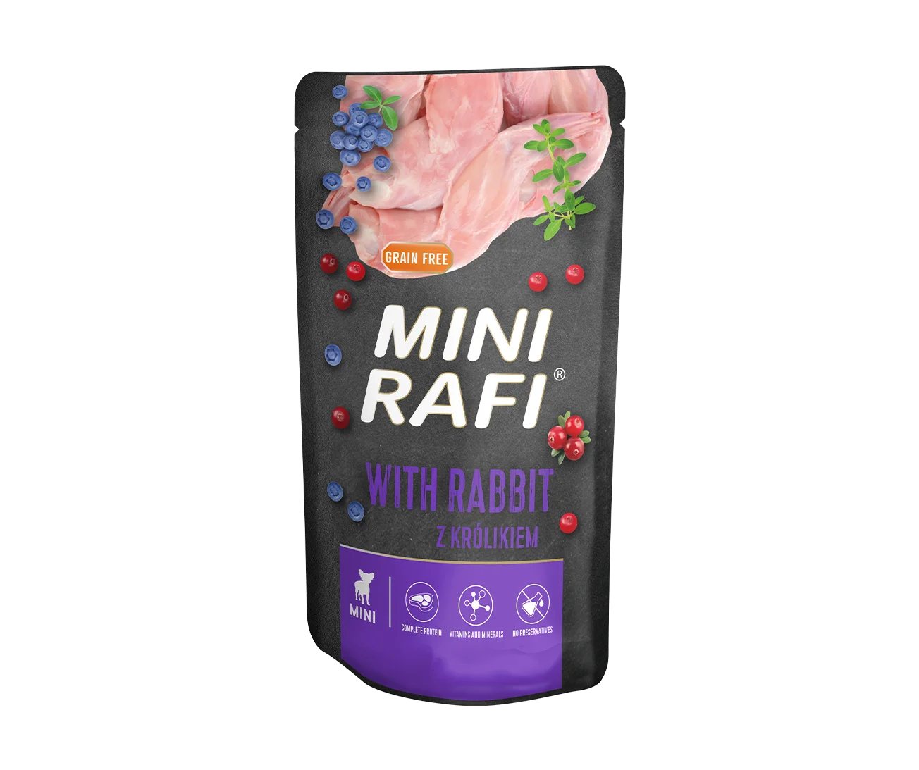 Rafi k/suņ.Mini truša gaļa 0,150