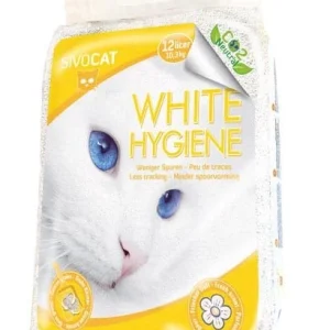 Smiltis kaķiem Sivocat White Hygiena Less tracing 12.0L