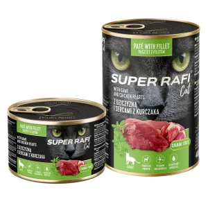 Super Rafi k/kaķ.Medījums,vistu sirdis 0.185