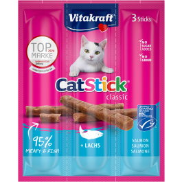 Gard. kaķ.Vitakraft Kociņi lasis,forele x3 18g