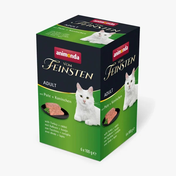 Animonda past.kaķ.Tītars,trusis 0.1