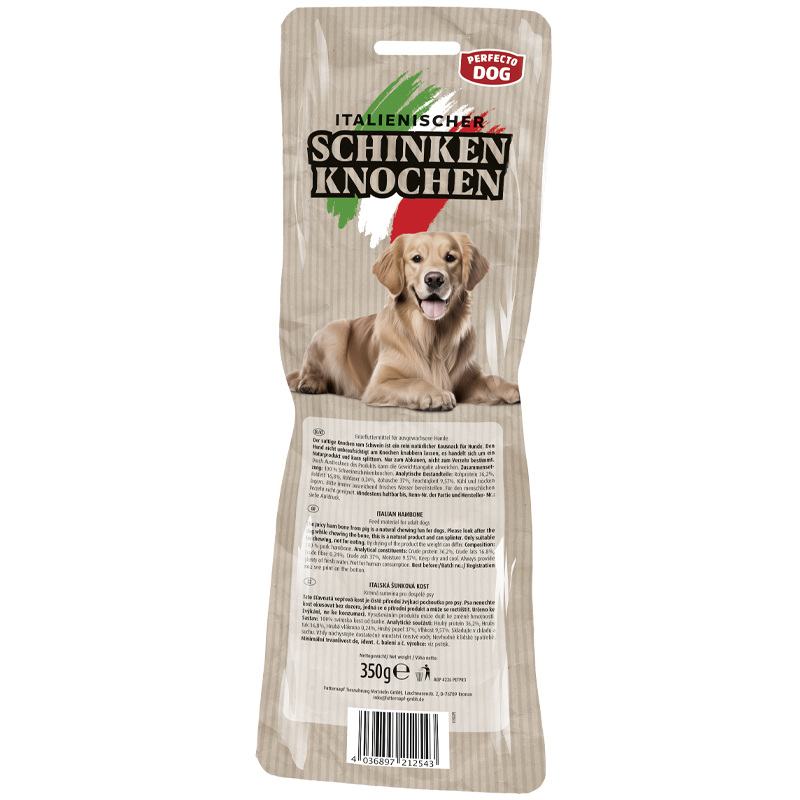 Suņ.gard. Perfecto Itāļu šķiņķa kauls 350g
