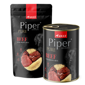 Piper k/suņ. Pure Liellops,brūnie rīsi 0.4 N