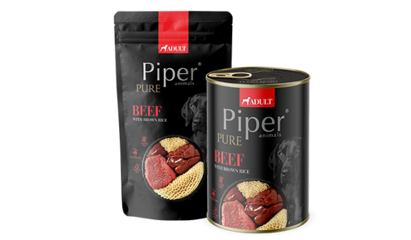 Piper k/suņ. Pure Liellops,brūnie rīsi 0.4 N