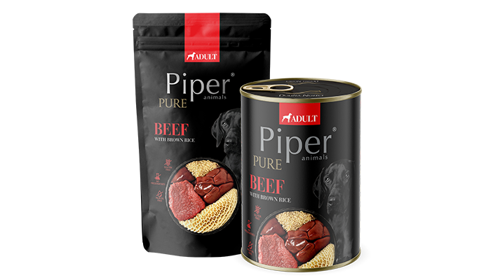 Piper k/suņ. Pure Liellops,brūnie rīsi 0.4 N